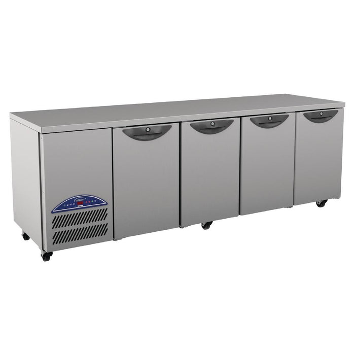 Stainless Steel Exterior and Interior. 4 doors. 8 x Shelves (1/1GN)