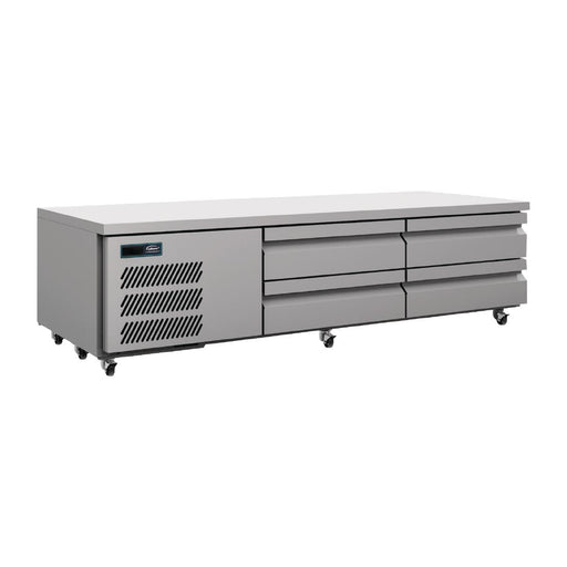 Stainless Steel Finish. Gastronorm Compatible. 4 Drawer