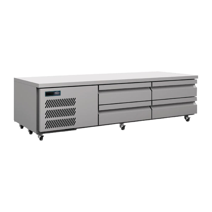 Stainless Steel Finish. Gastronorm Compatible. 4 Drawer