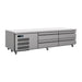 Stainless Steel Finish. Gastronorm Compatible. 4 Drawer