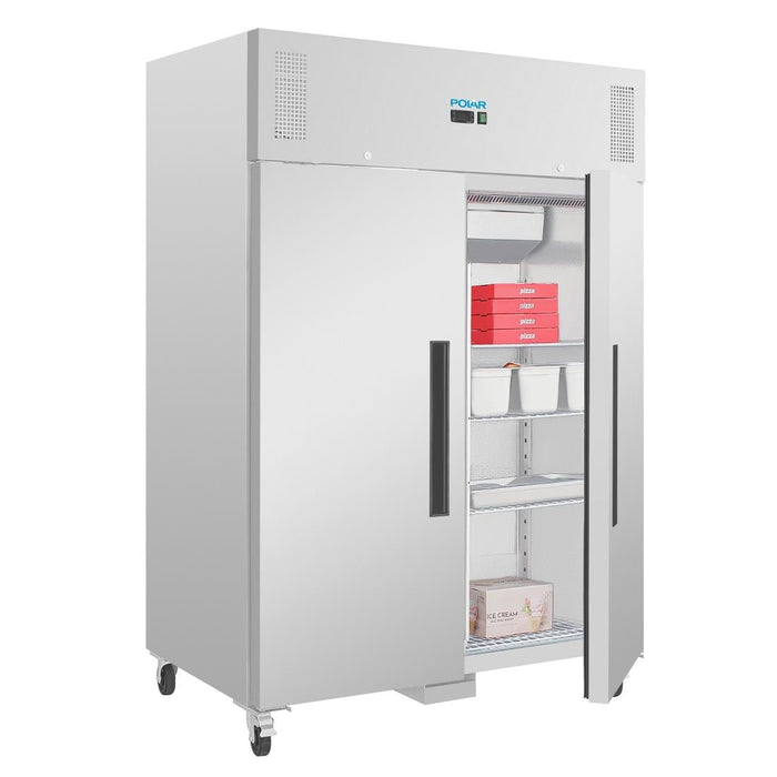 Polar G-Series Upright Double Door Freezer 1200Ltr Polar