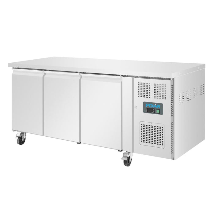 Polar U-Series Triple Door Counter Freezer 417Ltr Polar