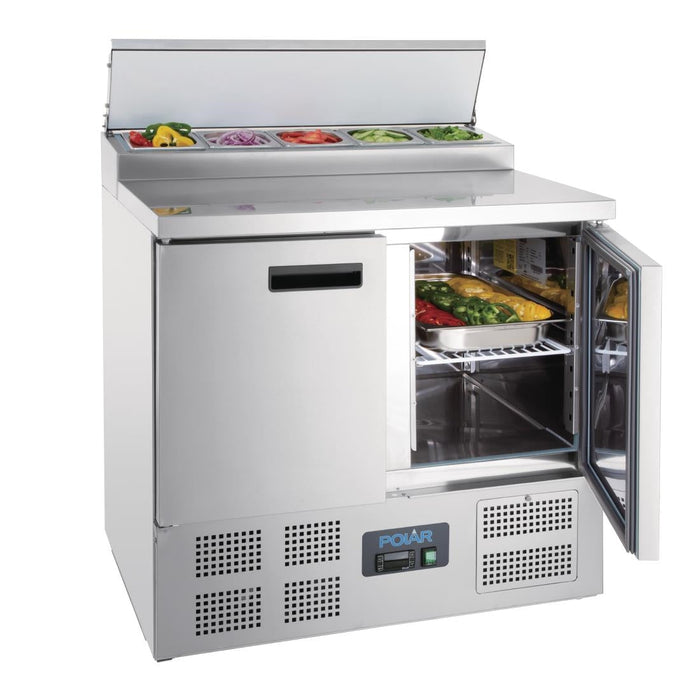 Polar G-Series Pizza Prep Counter Fridge 254Ltr Polar