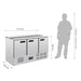 Polar G-Series Saladette Counter Fridge 368Ltr Polar