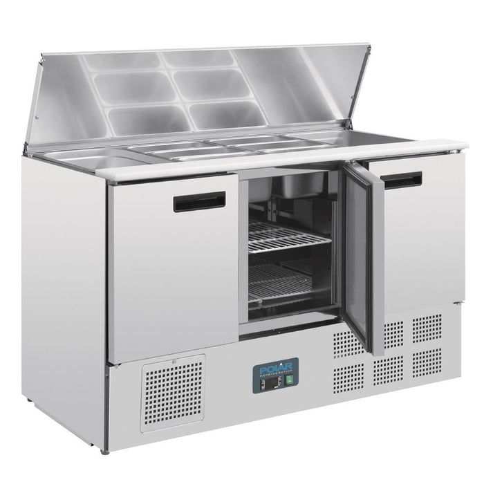 Polar G-Series Saladette Counter Fridge 368Ltr Polar