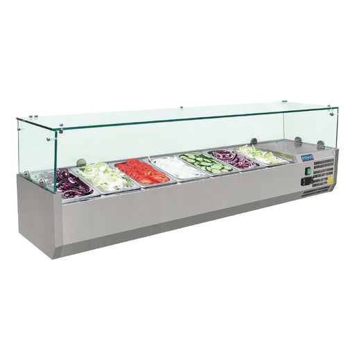 Polar G-Series Countertop Prep Fridge 7x 1/4GN Polar