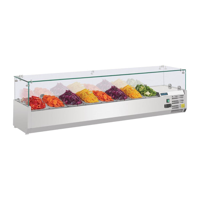 Polar G-Series Countertop Prep Fridge 8x 1/4GN Polar