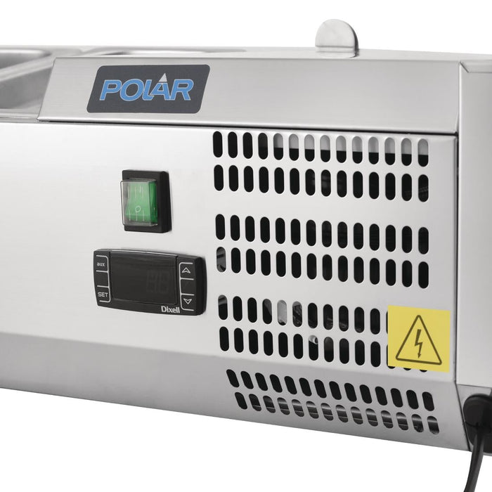 Polar G-Series Countertop Prep Fridge 10x 1/4GN Polar