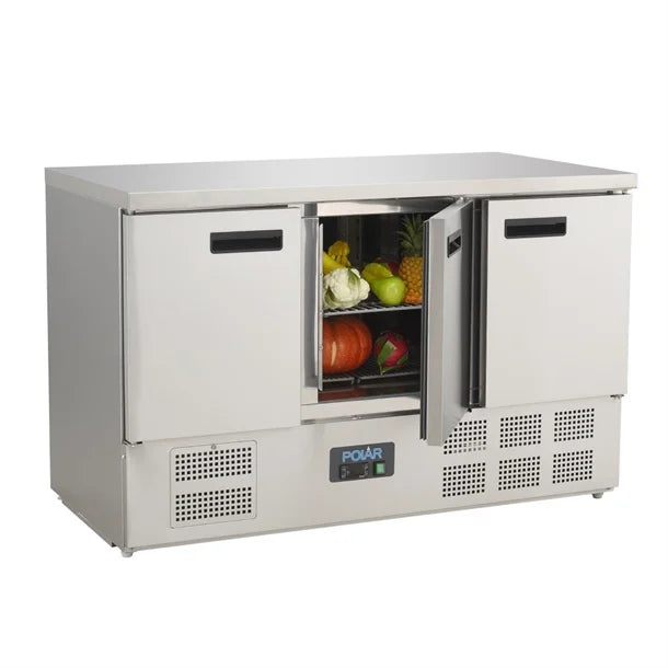 Polar G-Series Triple Door Counter Fridge 368Ltr Canmac Catering Equipment