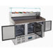 Polar G-Series Pizza Prep Counter Fridge with Topper 368Ltr Polar