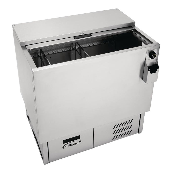 Capacity: 384 x 330ml cans, 261 x 330ml bottles