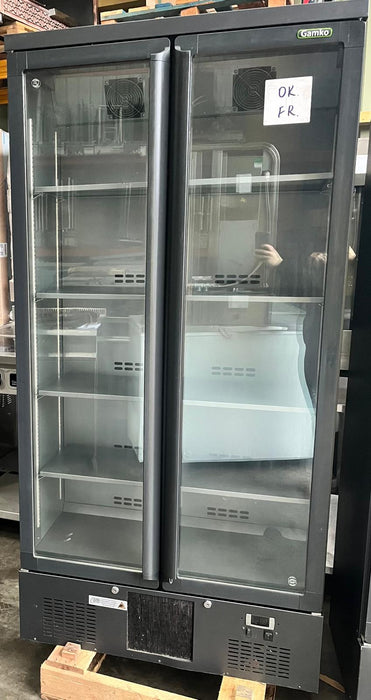 Gamko Maxiglass MG2/500G Double Door Upright Bottle Cooler-Refurbished Canmac Refurbished