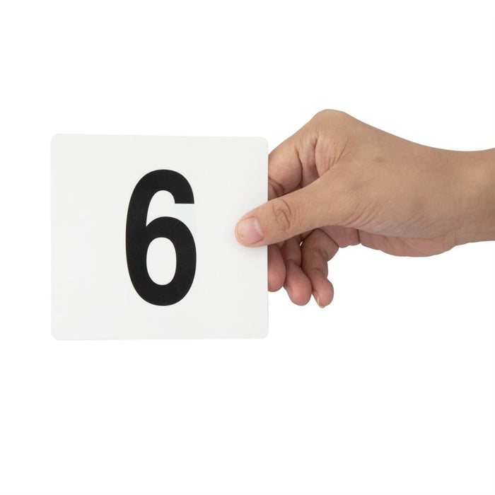Olympia Plastic Table Number Inserts 1-50 Olympia