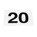 Olympia Plastic Table Numbers Inserts 1-25 Olympia
