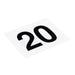 Olympia Plastic Table Numbers Inserts 1-25 Olympia