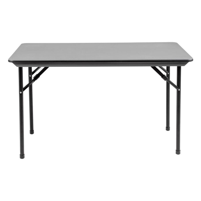 Bolero ABS Rectangular Folding Table Grey 4ft (Single) Bolero