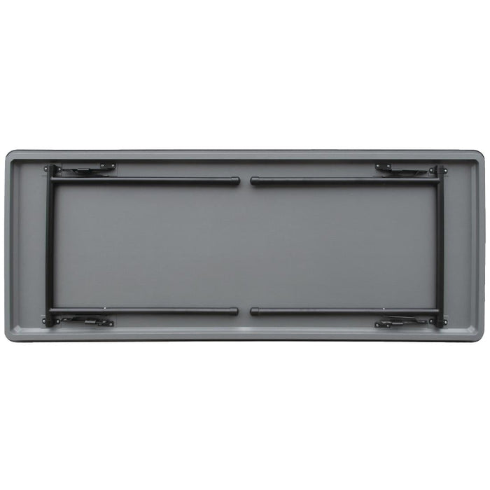Bolero ABS Rectangular Folding Table Grey 5ft Bolero
