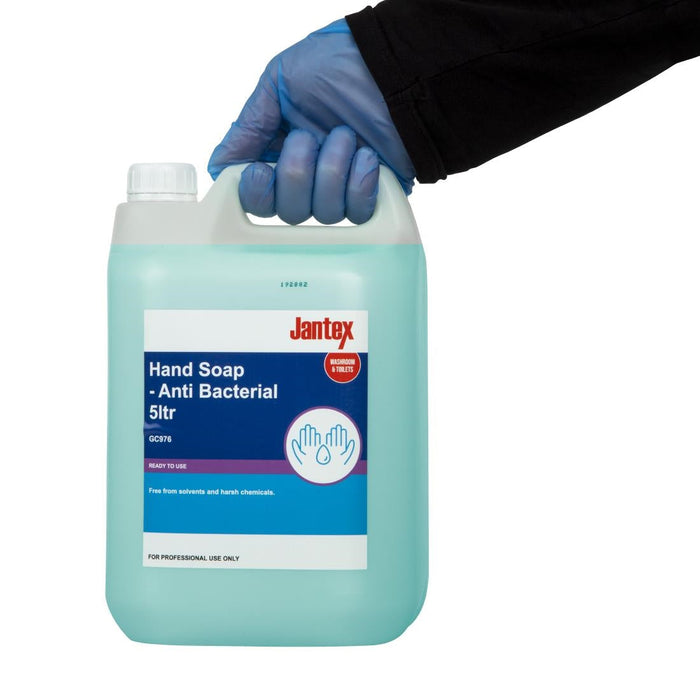 Jantex Unperfumed Antibacterial Liquid Hand Soap 5Ltr Jantex