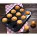 Vogue Carbon Steel Non-Stick Muffin Tray 12 Cup Vogue