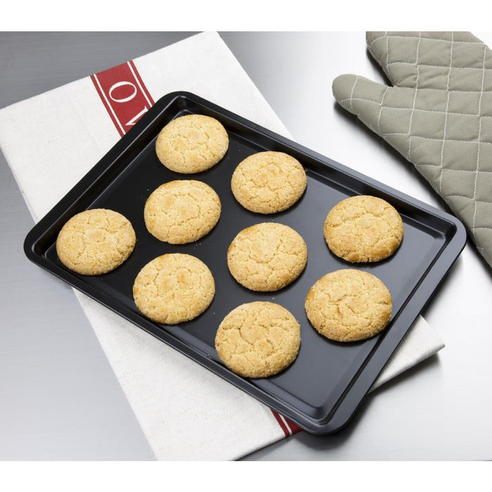 Vogue Non-Stick Carbon Steel Baking Tray 370 x 257mm Vogue