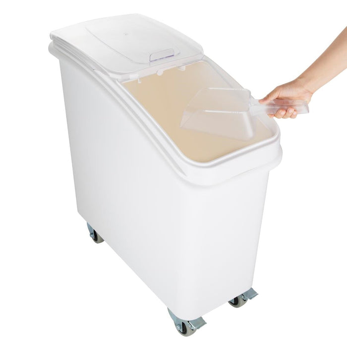 Vogue Polypropylene Ingredient Bin with Scoop 81Ltr Vogue
