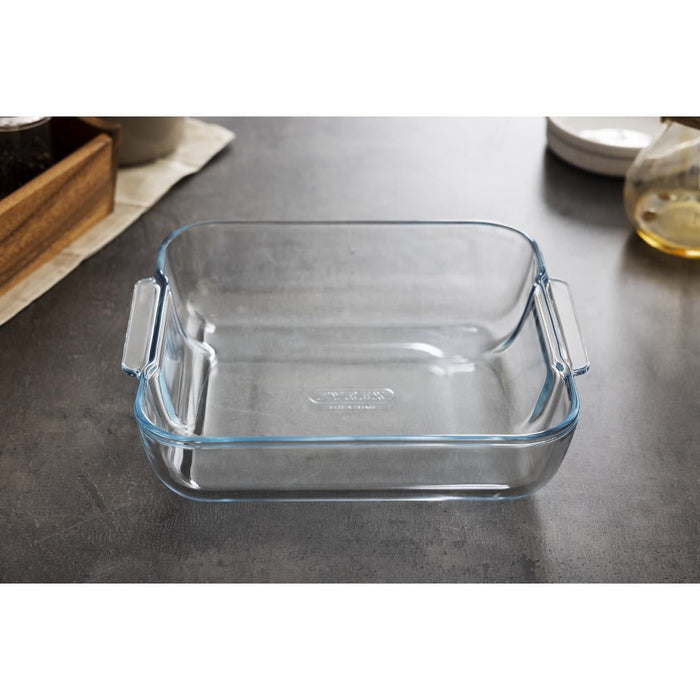 Pyrex Square Glass Roasting Dish 210mm Pyrex