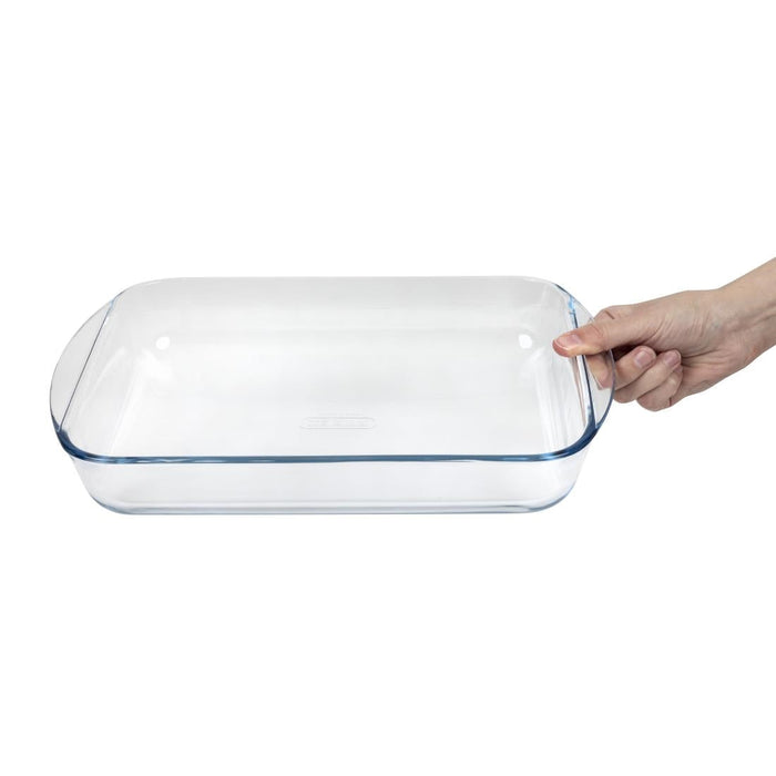 Pyrex Rectangular Glass Roasting Dish 350x230x50mm Pyrex