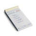 90x170mm. 50 pages. Pack quantity: 10