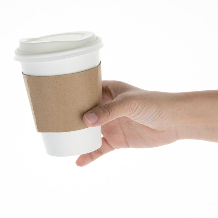 Fiesta Recyclable Corrugated Cup Sleeves for 12/16oz Cups (1000 Pack) Fiesta Recyclable