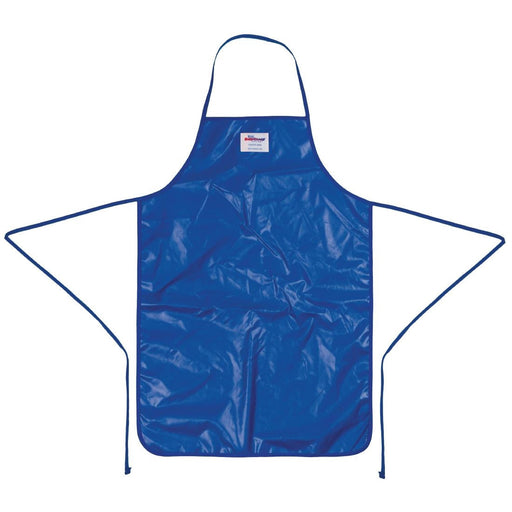 Burnguard Nylon QuicKlean Bib Apron Blue Burnguard