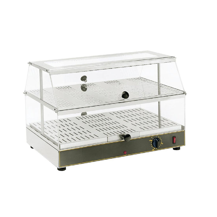 2 Tier. Capacity: 2 x GN 1/1. Back and Self Service