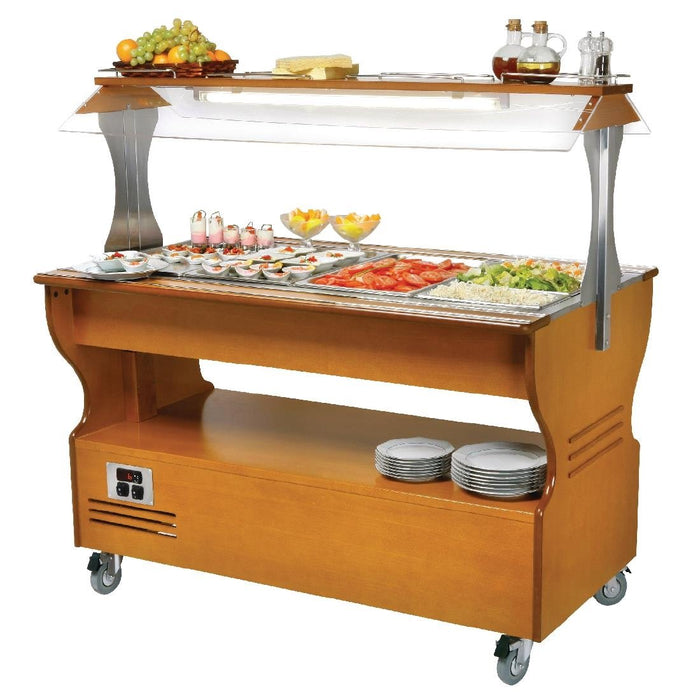 Roller Grill Chilled / Warm Salad Bar Light SB40M Roller Grill