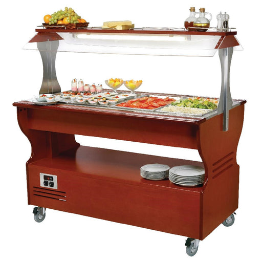 Roller Grill Warm Salad Bar Dark SB40C Roller Grill