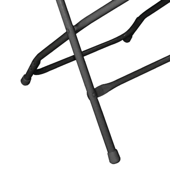 Bolero Polypropylene Folding Chairs Black (10 Pack) Bolero