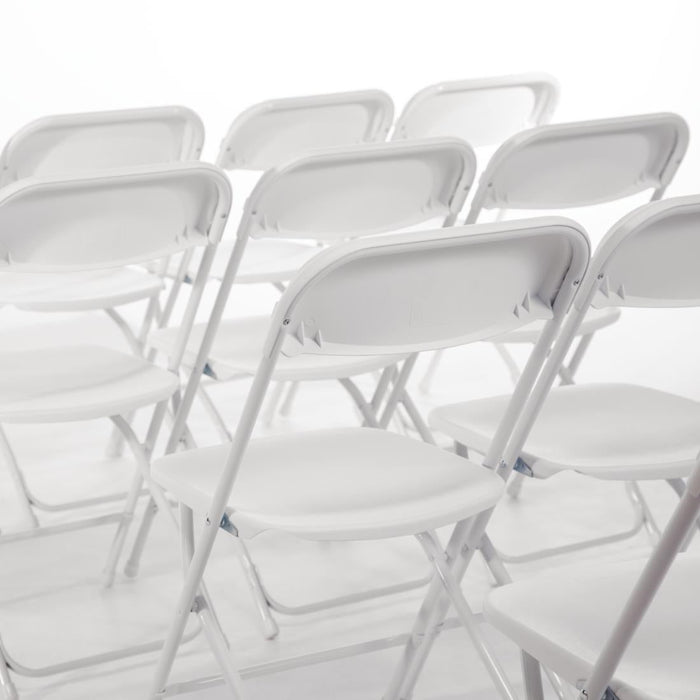 Bolero PP Folding Chairs White (10 Pack) Bolero