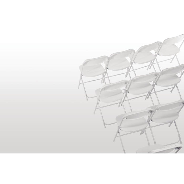 Bolero PP Folding Chairs White (10 Pack) Bolero