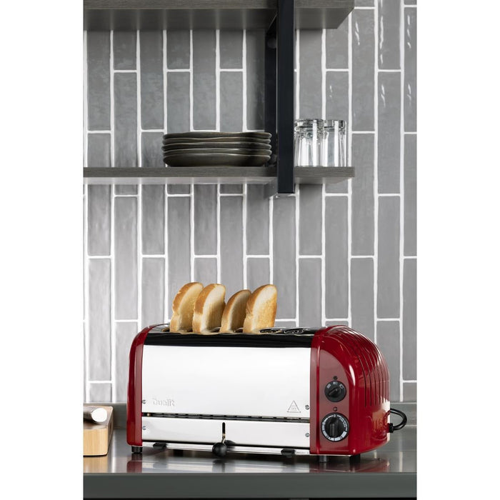 Dualit 6 Slice Vario Toaster Red 60154 Dualit