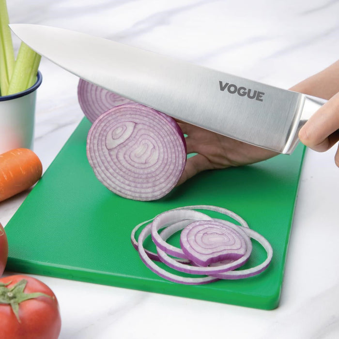 Vogue Soft Grip Chef Knife Black 25.5cm Vogue