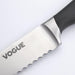 Vogue Soft Grip Bread Knife Black 20cm Vogue