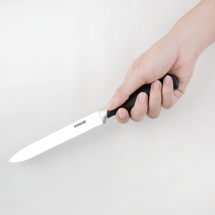 Vogue Soft Grip Utility Knife 13.8cm Vogue