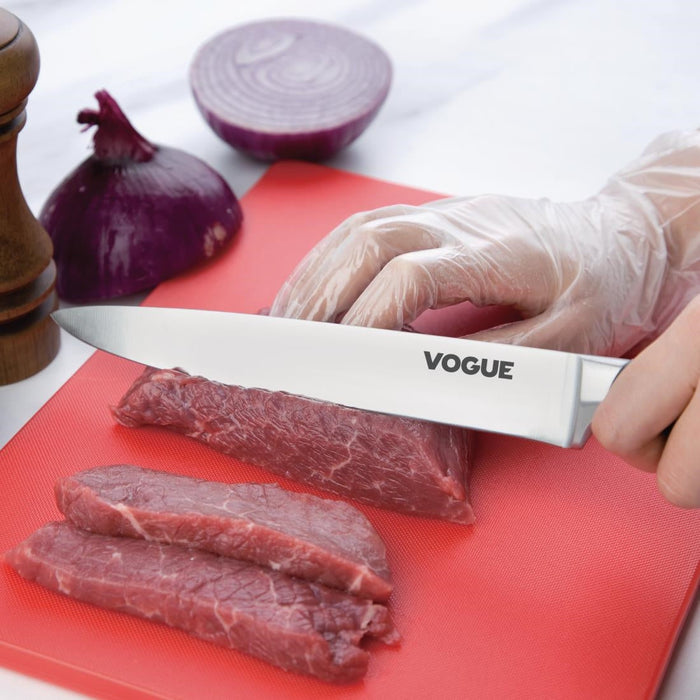 Vogue Soft Grip Carving Knife Black 19.5cm Vogue