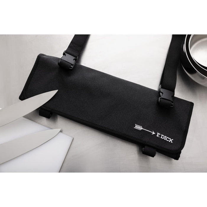 Dick Knife Roll Bag and Strap Black 11 Slots Dick