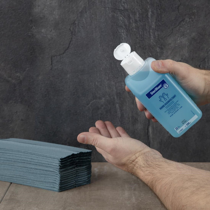 Jantex C Fold Paper Hand Towels Blue 1-ply 2880 sheets Jantex