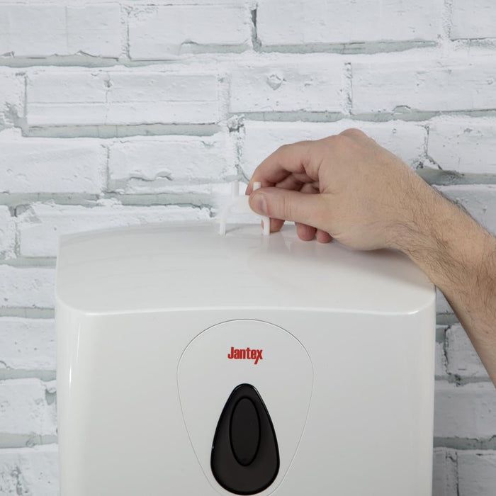 Jantex Multi-Fold Hand Towel Dispenser White Jantex