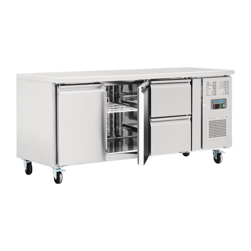 350W. Total usable capacity: 242 Ltr. R600a
