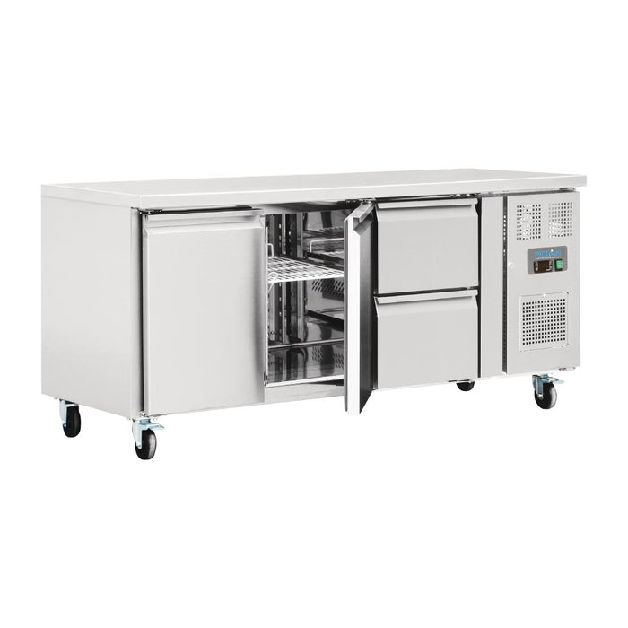 350W. Total usable capacity: 242 Ltr. R600a