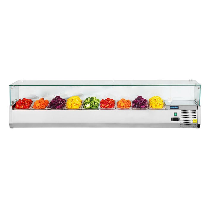Polar G-Series Countertop Prep Fridge 9x 1/3GN Polar