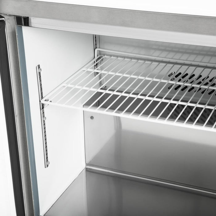 Polar U-Series Double Door Prep Counter Fridge 527Ltr Polar
