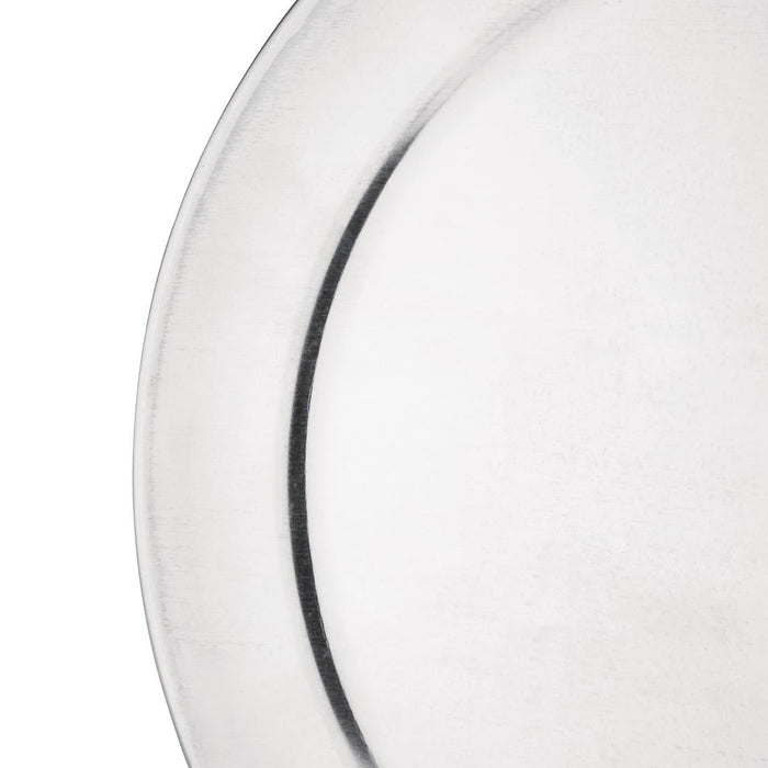 Vogue Aluminium Pizza Tray Wide Rim 8in Vogue