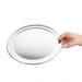 Vogue Aluminium Pizza Tray Wide Rim 10in Vogue